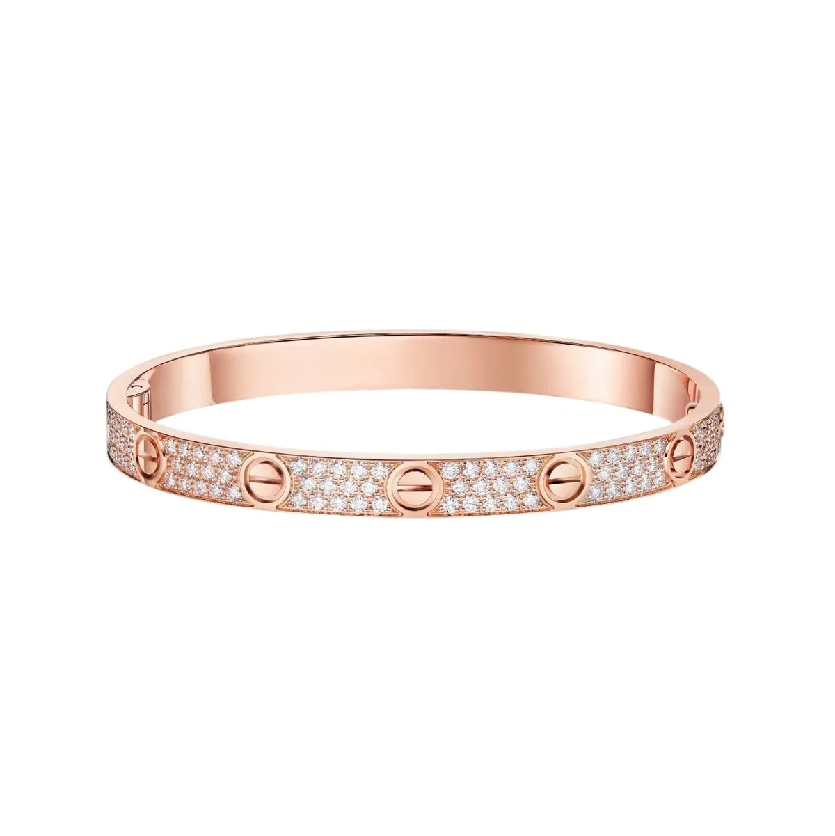 [⭐Mirelle]LOVE BRACELET 6.1MM DIAMOND-PAVED