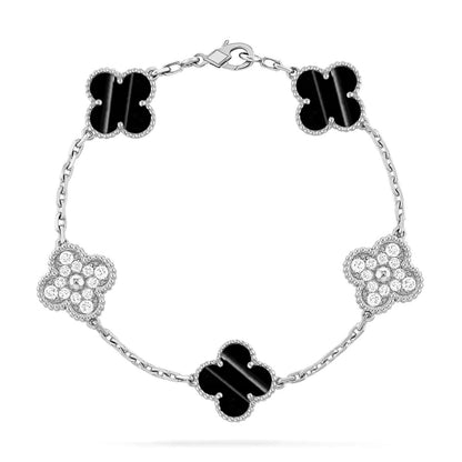 [⭐Mirelle] CLOVER 5 MOTIF PULSAR STONE BRACELET COLLECTION