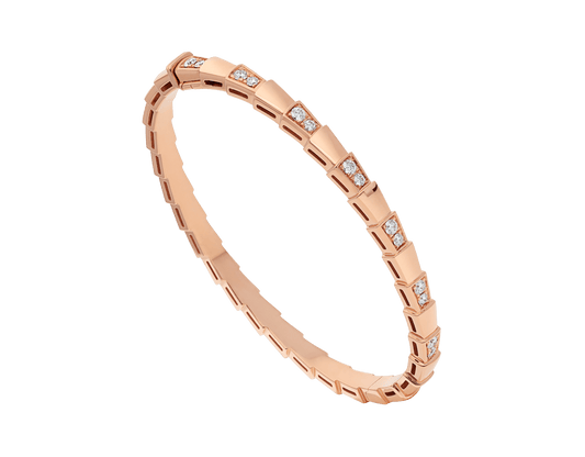 [⭐Mirelle]SERPENTI BRACELET PINK GOLD DIAMOND