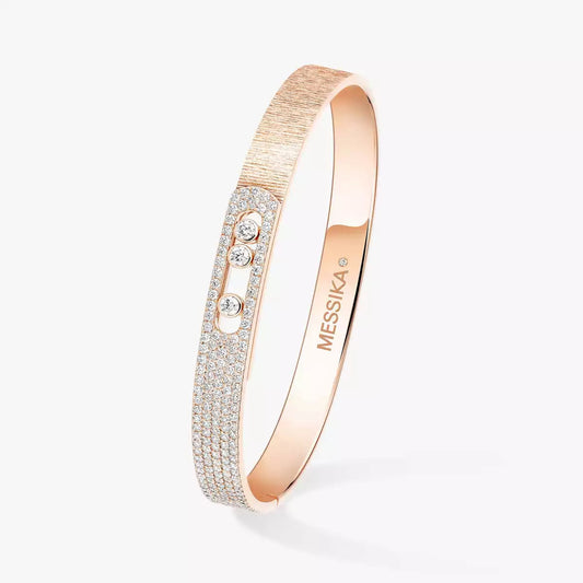 [⭐Mirelle]Move Noa Ciselé half pavé bangle